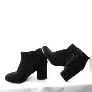 Zip up ankle boots